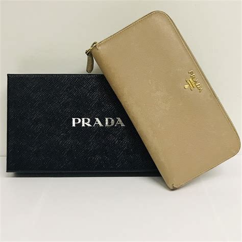 prada zip wallet men|prada wallet price list.